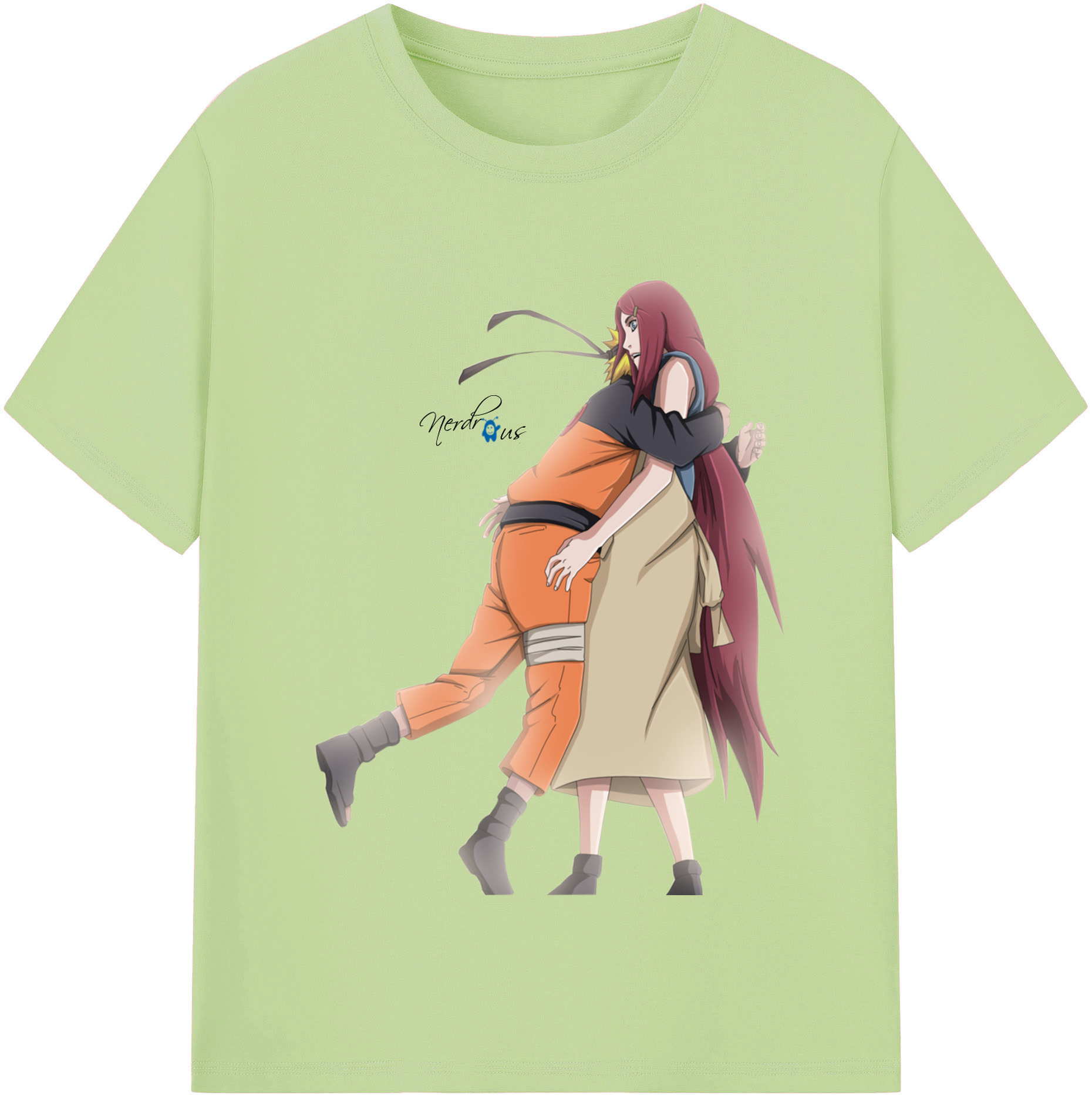 （画像用） NARUTO -ナルト- うずまき ナルト Uzumaki Naruto 綿100％半袖Tシャツ（フロントプリント）